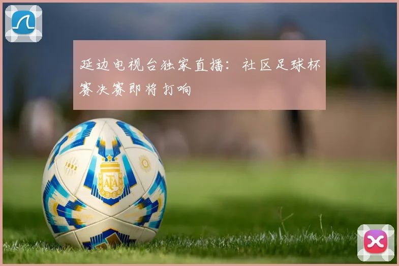 延边电视台独家直播：社区足球杯赛决赛即将打响